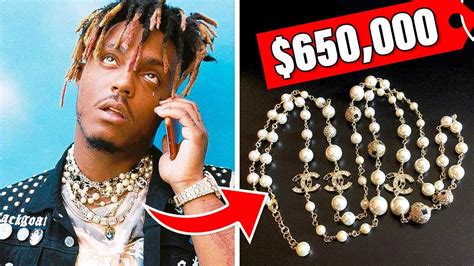 juice wrld chanel necklace|juice world chains.